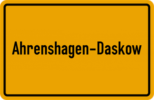 Ort Ahrenshagen-Daskow zum kostenlosen Download