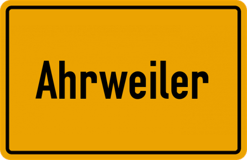 Ortsschild Ahrweiler