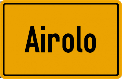 Ortsschild Airolo