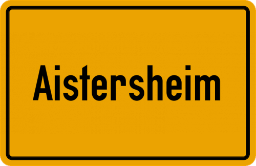 Ortsschild Aistersheim
