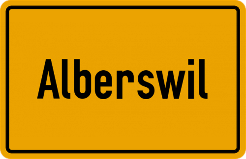 Ortsschild Alberswil