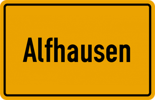 Ort Alfhausen zum kostenlosen Download