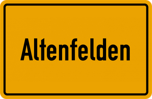 Ortsschild Altenfelden