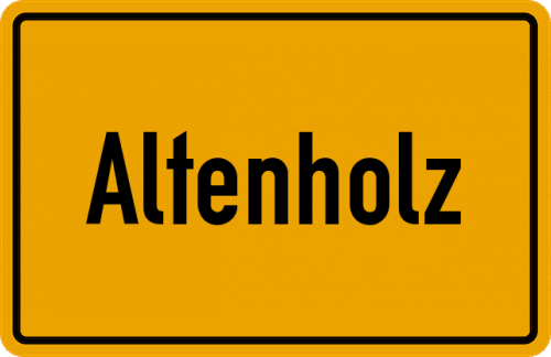 Ortsschild Altenholz