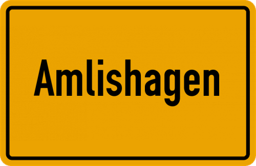 Ortsschild Amlishagen