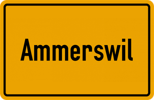 Ortsschild Ammerswil
