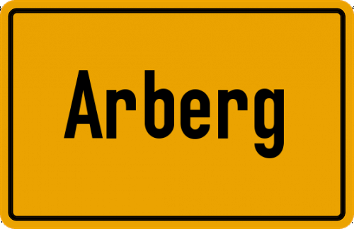 Ort Arberg zum kostenlosen Download
