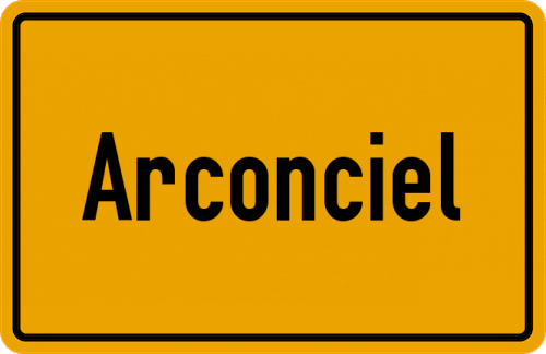 Ortsschild Arconciel