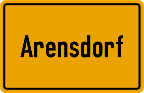 Ort Arensdorf zum kostenlosen Download