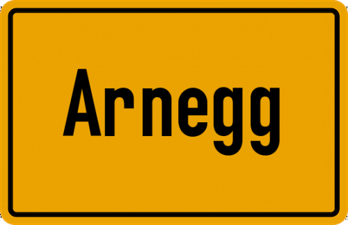 Ortsschild Arnegg