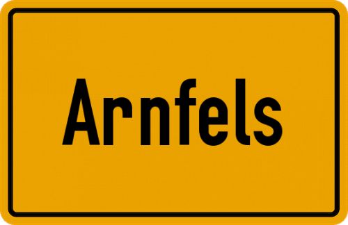 Ortsschild Arnfels
