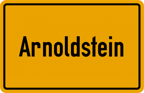 Ortsschild Arnoldstein