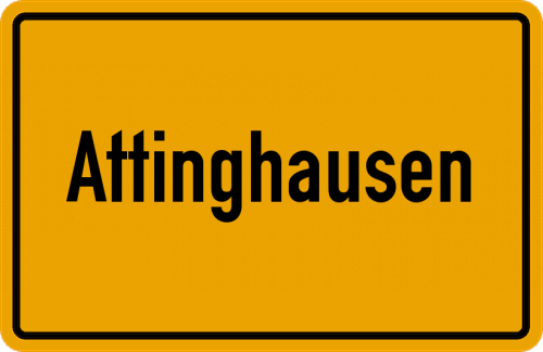 Ortsschild Attinghausen