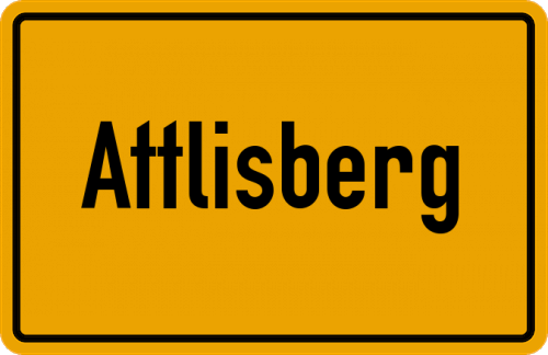 Ortsschild Attlisberg