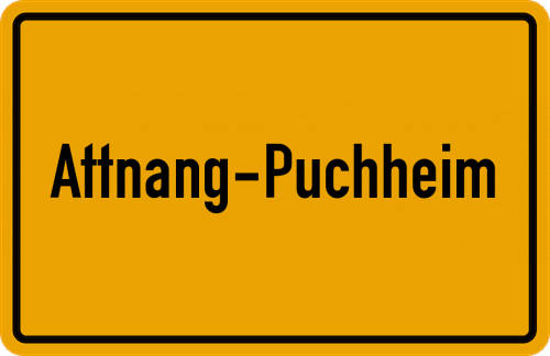 Ortsschild Attnang-Puchheim
