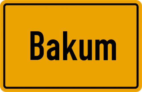 Ort Bakum zum kostenlosen Download