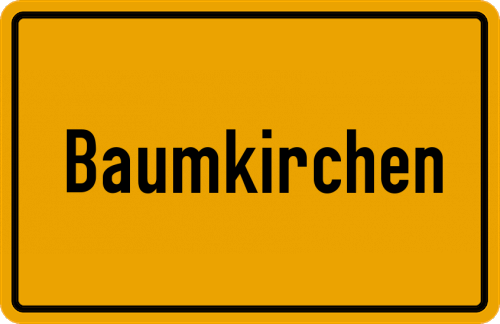 Ortsschild Baumkirchen