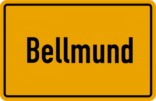 Ortsschild Bellmund