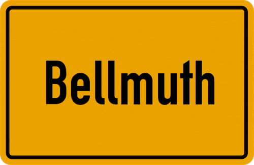 Ortsschild Bellmuth