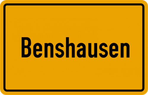 Ort Benshausen zum kostenlosen Download
