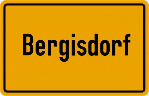 Ortsschild Bergisdorf