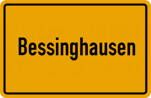 Ortsschild Bessinghausen