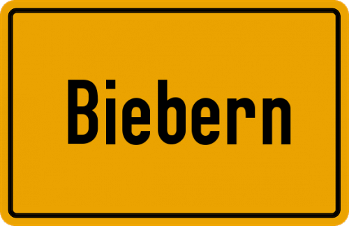 Ort Biebern zum kostenlosen Download