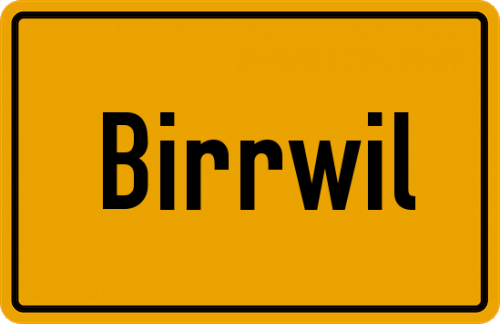 Ortsschild Birrwil