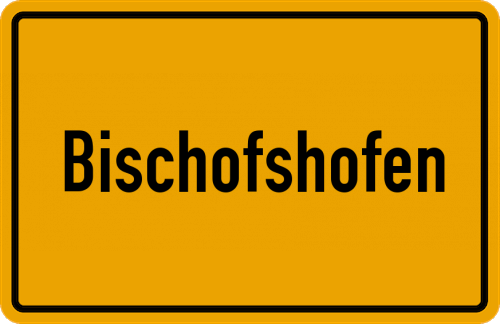 Ortsschild Bischofshofen