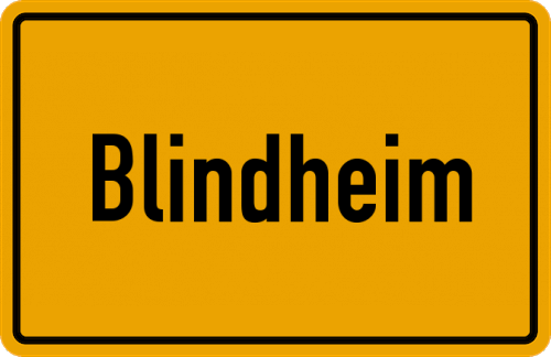 Ort Blindheim zum kostenlosen Download