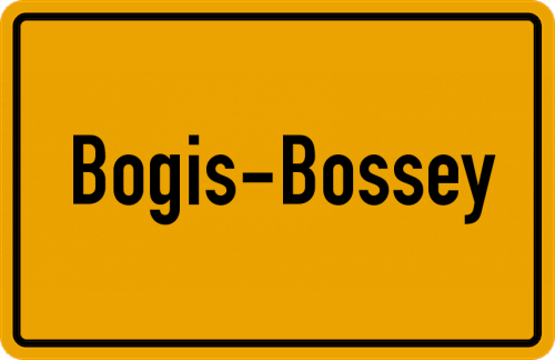 Ortsschild Bogis-Bossey