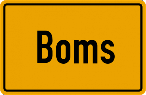 Ort Boms zum kostenlosen Download