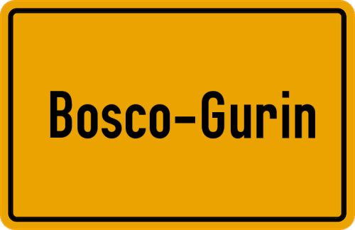 Ortsschild Bosco/Gurin