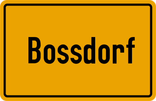 Ort Bossdorf zum kostenlosen Download