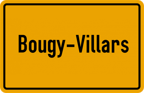 Ortsschild Bougy-Villars