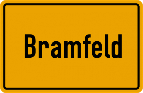Ortsschild Bramfeld