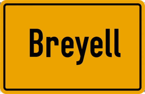 Ortsschild Breyell