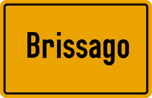 Ortsschild Brissago