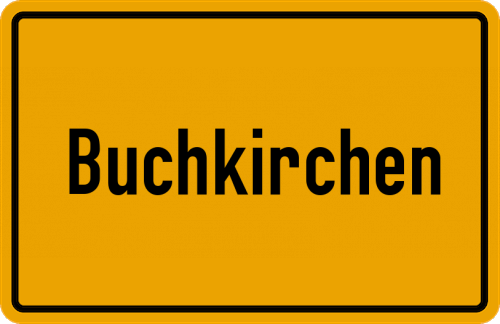 Ortsschild Buchkirchen