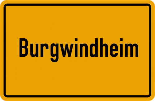 Ort Burgwindheim zum kostenlosen Download