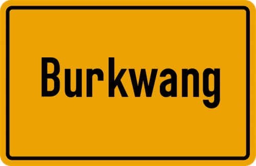 Ortsschild Burkwang