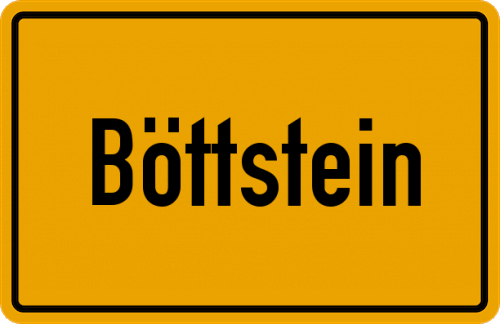 Ortsschild Böttstein