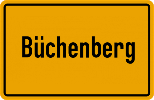 Ortsschild Büchenberg