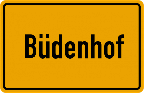 Ortsschild Büdenhof