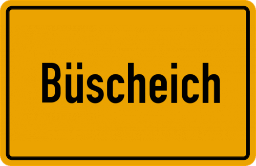 Ortsschild Büscheich