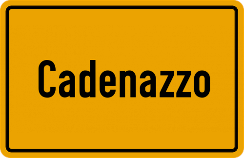 Ortsschild Cadenazzo