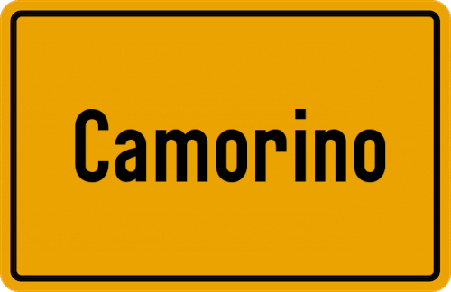 Ortsschild Camorino