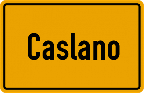 Ortsschild Caslano