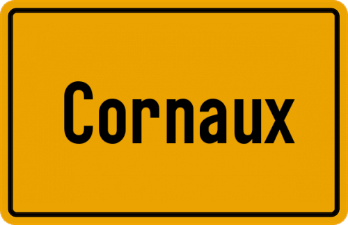 Ortsschild Cornaux