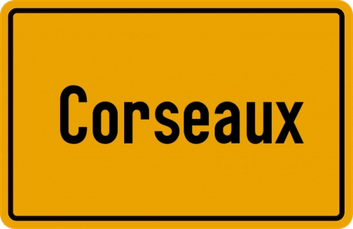 Ortsschild Corseaux
